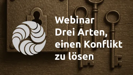 Drei Arten, einen Konflikt zu lösen